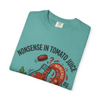 Tomato Juice Tee — "Nonsense in Tomato Juice" Retro Graphic T-Shirt